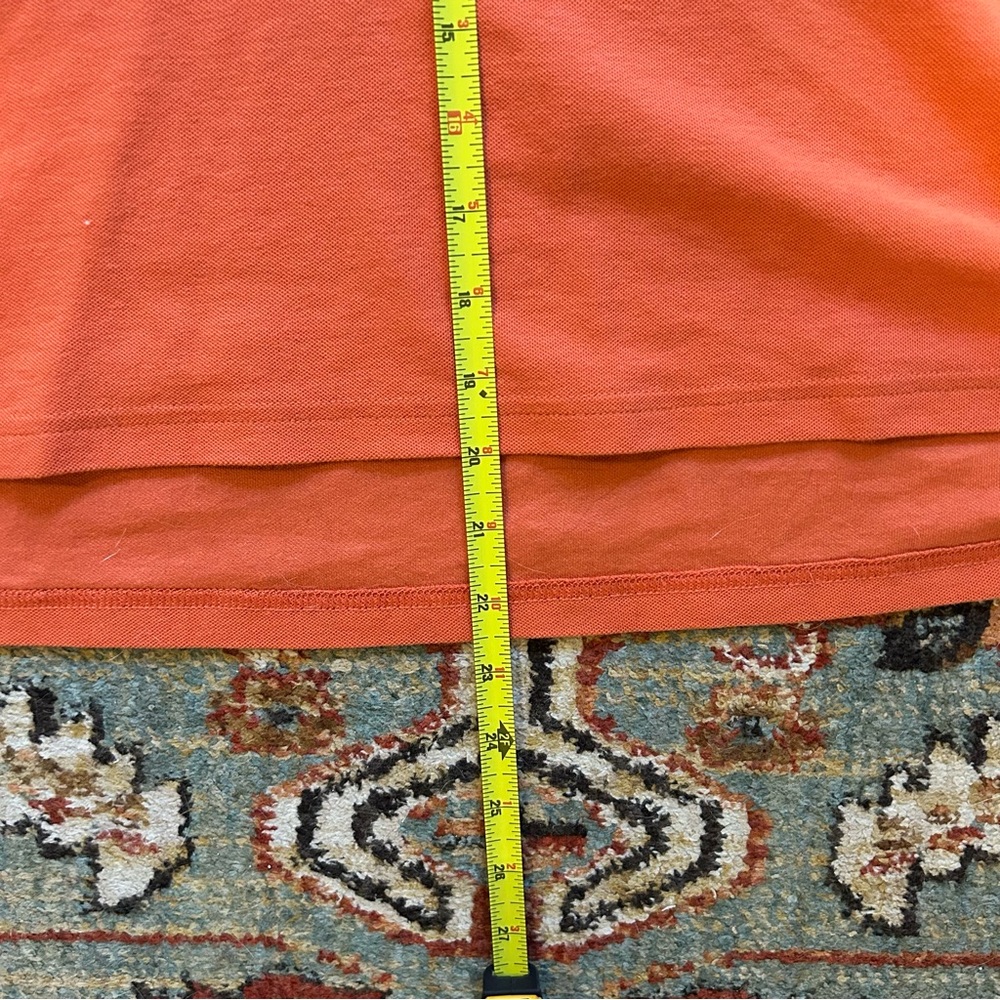 Outdoor Afro X REI Co-Op Cropped Polo Bright Orange & Teal Size 1X - Picture 8 of 8
